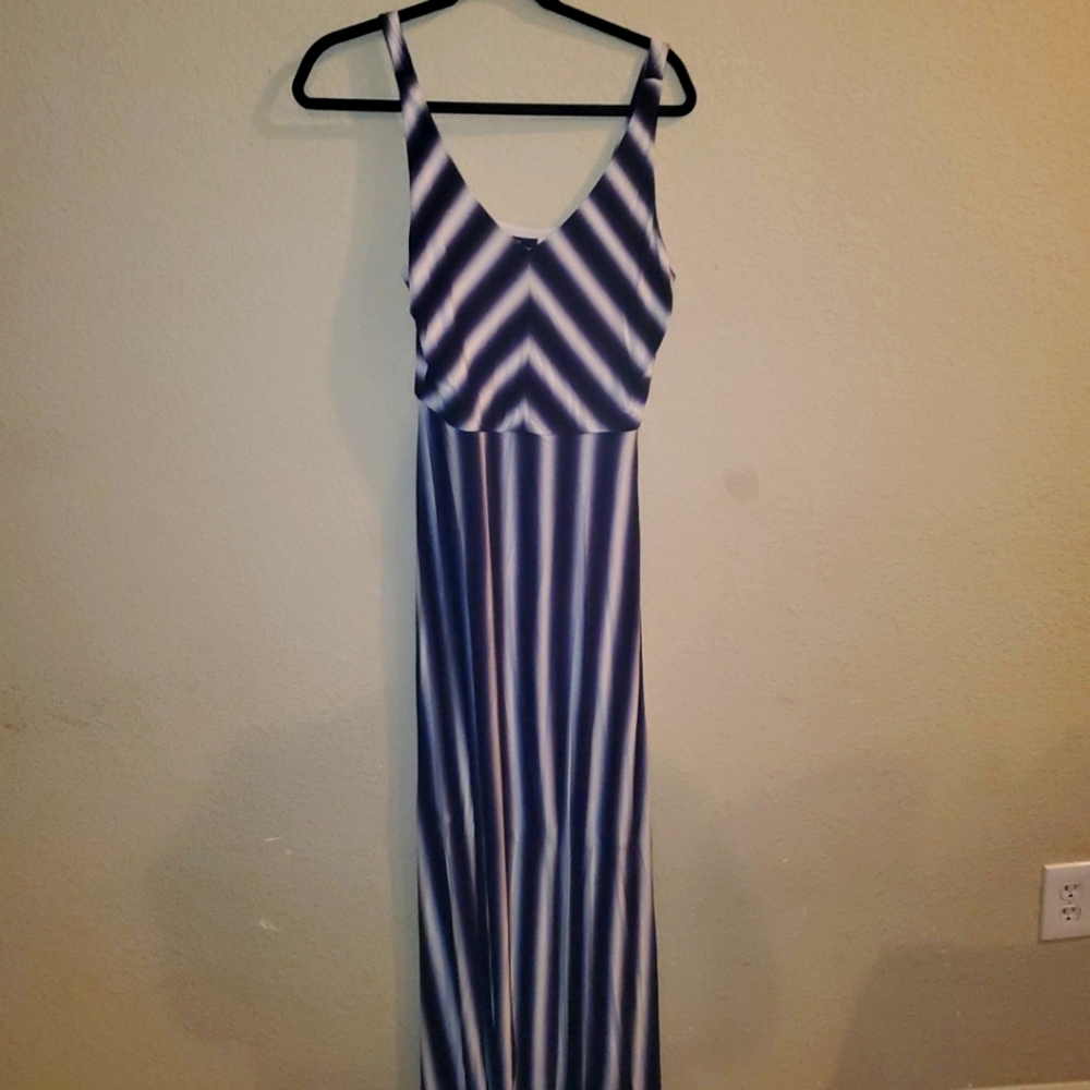 GAP Stripe Maxi Tank Dress (M)